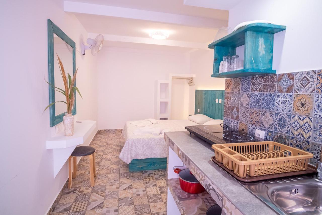 Апартаменты Ta Kymata Karpathos Кипос-Афиарти Экстерьер фото
